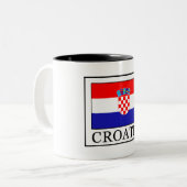 Tasse 2 Couleurs Croatie (Devant gauche)