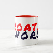 Tasse 2 Couleurs CROATIEvs MONDE Rouge (Centre)