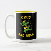 Tasse 2 Couleurs Croc Et Rouleau (Gauche)