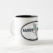 Tasse 2 Couleurs Crochet de Sandy (Devant gauche)