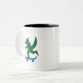 Tasse 2 Couleurs Crocodile (Devant gauche)