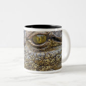 Tasse 2 Couleurs Crocodile du Nil d'Afrique (Devant droit)