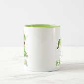 Tasse 2 Couleurs crocodile vert (Centre)