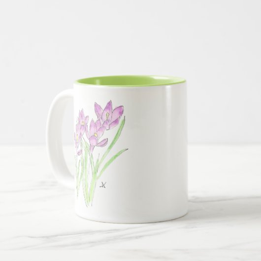 Tasse 2 Couleurs crocus (Devant gauche)