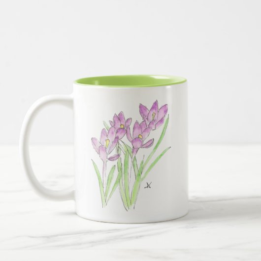 Tasse 2 Couleurs crocus (Gauche)