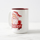 Tasse 2 Couleurs Croire Au Père Noël (Devant gauche)