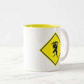 Tasse 2 Couleurs Croisement d'insecte (Devant droit)