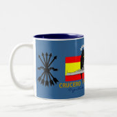 TASSE 2 COULEURS CROISEUR LOURD "CANARIAS " DE MARINE ESPAGNOLE (Gauche)