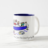 Tasse 2 Couleurs Croisière avec la famille (Devant droit)