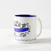 Tasse 2 Couleurs Croisière avec la famille (Devant droit)