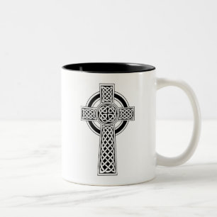 Tasse 2 Couleurs Croix celtique