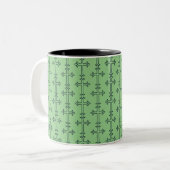 Tasse 2 Couleurs Croix chrétienne typique (Devant gauche)