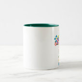 Tasse 2 Couleurs Croix de fleur (Centre)