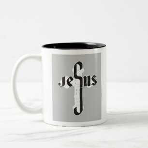 Tasse 2 Couleurs Croix de Jésus