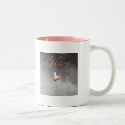 Tasse 2 Couleurs croix de porc (Droit)
