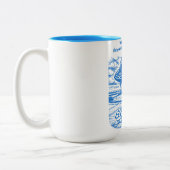 TASSE 2 COULEURS CROP CIRCLES (Gauche)