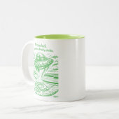 TASSE 2 COULEURS CROP CIRCLES (Devant gauche)