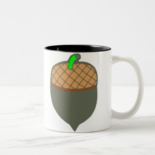 Tasse 2 Couleurs Croquis Acorn (Droit)