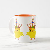 Tasse 2 Couleurs ☘ Crowned Irish Queen (Devant gauche)