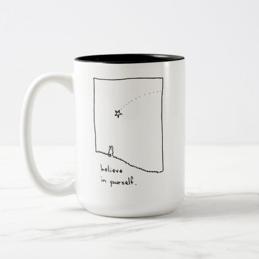 Tasse 2 Couleurs Croyez en vous-même (Gauche)