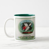 Tasse 2 Couleurs Cru d'étiquette de cigare (Gauche)