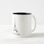 Tasse 2 Couleurs cru le Paris (Devant droit)