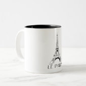 Tasse 2 Couleurs cru le Paris (Devant gauche)