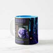 Tasse 2 Couleurs Cryptid Rougarou Louisiane (Devant gauche)