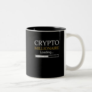 Tasse 2 Couleurs Crypto Millionaire Chargement drôle marchand de p