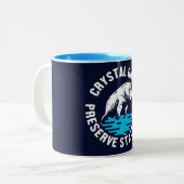 Tasse 2 Couleurs Crystal River Preserve State Park (Devant gauche)