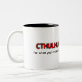 Tasse 2 Couleurs Cthulhu pour le président (Gauche)
