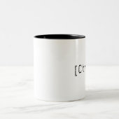 Tasse 2 Couleurs [CTRL] Z - Customisé (Centre)