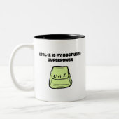 Tasse 2 Couleurs Ctrl+Z Superpouvoir Commande Annuler Humour Tech D (Gauche)