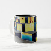 Tasse 2 Couleurs Cubes colorés (Devant gauche)