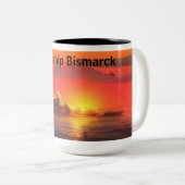 Tasse 2 Couleurs Cuirassé Bismarck (Devant droit)