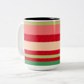 Tasse 2 Couleurs Cuisine aux fruits de pastèque mignonne (Devant gauche)