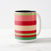 Tasse 2 Couleurs Cuisine aux fruits de pastèque mignonne (Devant droit)