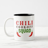 Tasse 2 Couleurs Cuisine Concours Chili Cook Off Squad (Gauche)