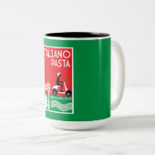 Tasse 2 Couleurs Cuisine italienne (Devant droit)