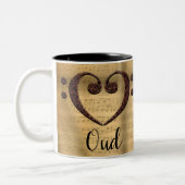Tasse 2 Couleurs Cuivre Double basse Clef Hearf Oud (Gauche)