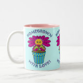 Tasse 2 Couleurs Cultivé à la maison avec amour (Gauche)