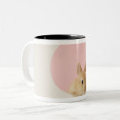 Tasse 2 Couleurs Cuniculus 3 d'Oryctolagus (Devant gauche)