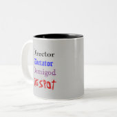 Tasse 2 Couleurs Cup de directeur (Devant gauche)