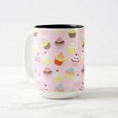 Tasse 2 Couleurs Cupcake (Devant gauche)