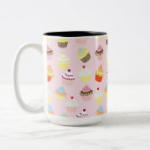 Tasse 2 Couleurs Cupcake (Gauche)