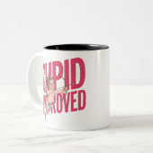Tasse 2 Couleurs Cupide approuvé (Devant gauche)