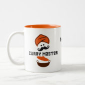 Tasse 2 Couleurs Curry Master King of the Kitchen Cookery (Gauche)
