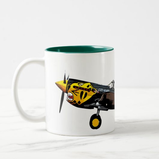 Tasse 2 Couleurs Curtis P-40K Warhawk (Gauche)