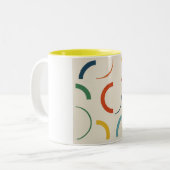 Tasse 2 Couleurs Curves in Sequence (Devant gauche)
