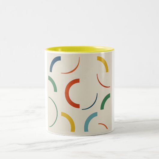 Tasse 2 Couleurs Curves in Sequence (Centre)